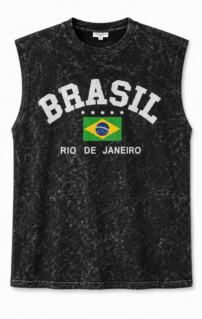 Brazil Rio Vintage Sleeveless Tee