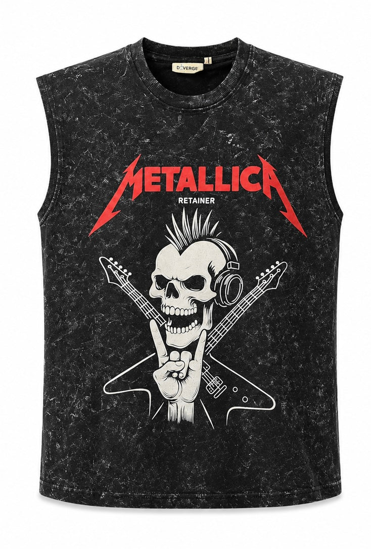 Metal Skull Rock Sleeveless Tee