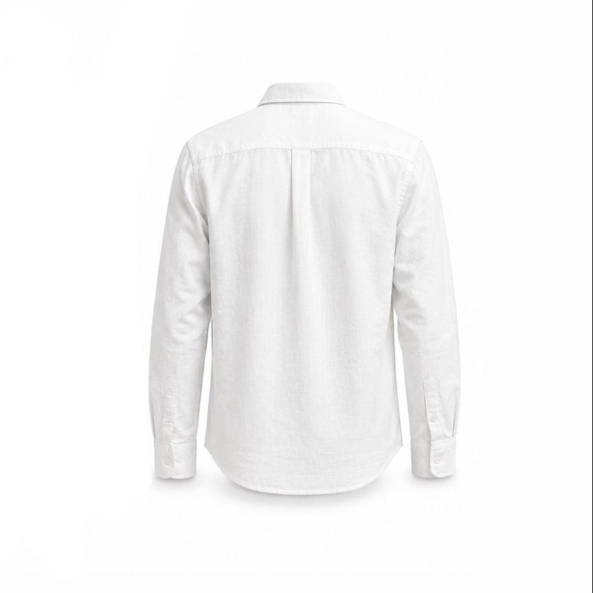 Vintage White Linen Shirt - Pre Owned