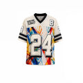 Netted Abstract Splash Varsity Jersey
