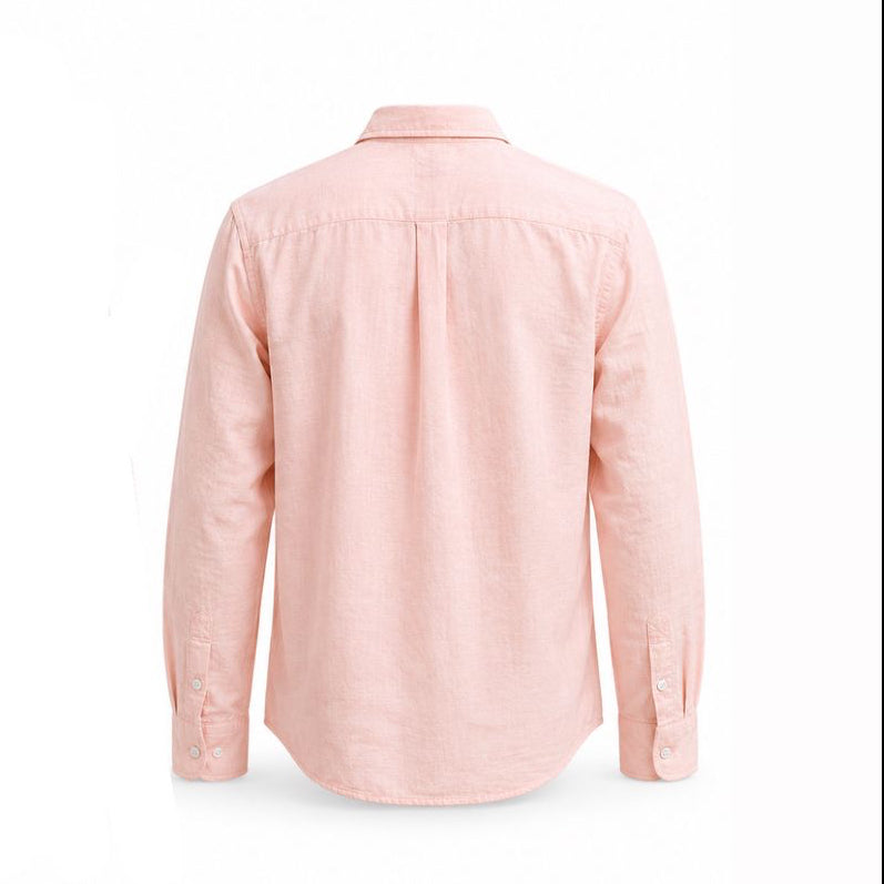 Soft Pink Casual Linen Shirt - Pre Owned